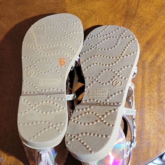 NEW SEYCHELLES ANTHROPOLOGIE BRAND KAMI BACK ZIPPER CLOSURE OPEN TOE SANDAL - Picture 12 of 14